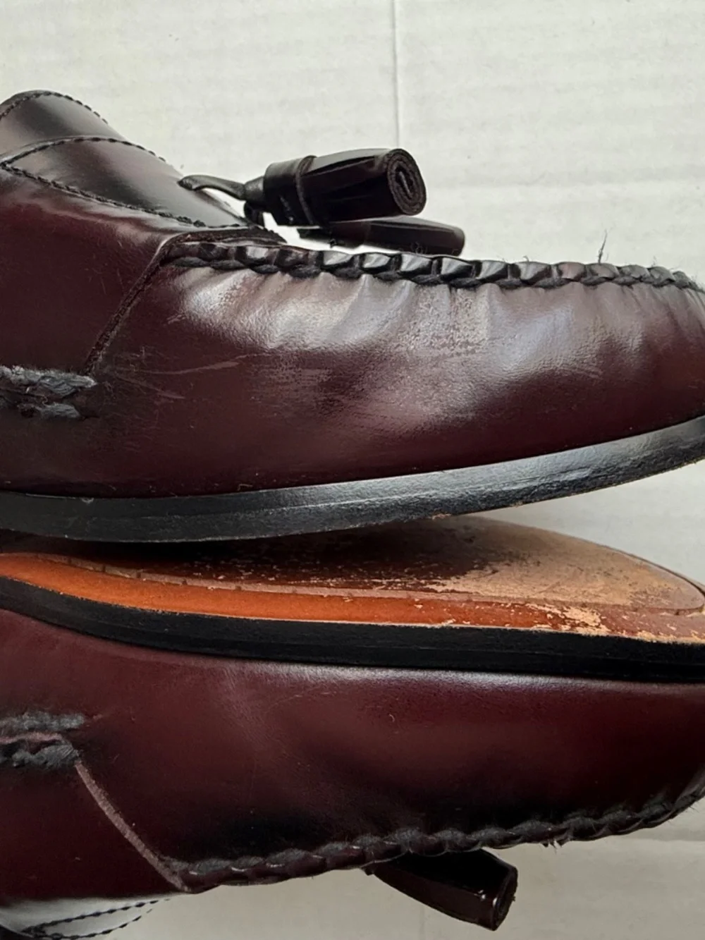 Bass Harrison Leather Loafers